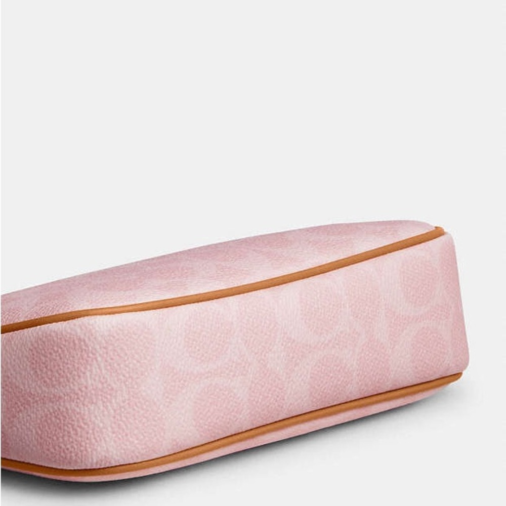 Coach Nolita 19 Wristlet Bag Signature Canvas Powder Pink CW426 NWT - Picture 3 of 10